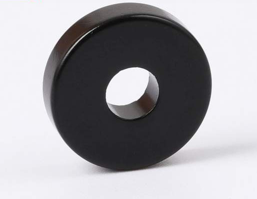 Black Epoxy Coating Ring NdFeB Magnets Customized Super Strong Magnetic Ring
