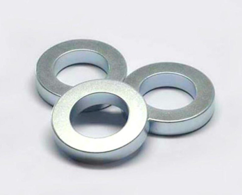 N52 Ring NdFeB Magnets with Zinc Coating for Industrial Use