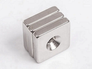 N35-N52 Custom Neodymium Magnets Countersunk Hole For Cabinet Closures