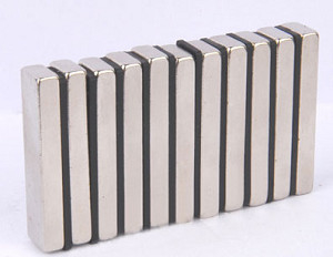 Super Strong Bar Magnet Neodymium , Rare Earth Rod Magnets For Fridge Office Family