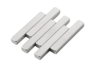 Flat Industrial Bar Magnets Ni Cu Ni Coating Customized Long Strong Magnets