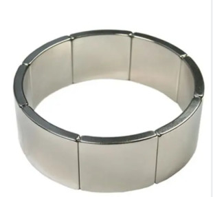 High Power Generator Neodymium Magnet Ni Cu Ni Coating Arc NdFeB Magnet