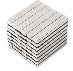 Flat Industrial Bar Magnets Ni Cu Ni Coating Customized Long Strong Magnets