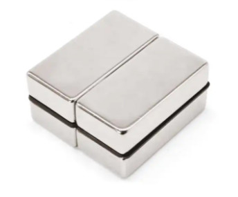 Personalized NdFeB Permanent Magnets Block NiCuNi Plating Shape Customized