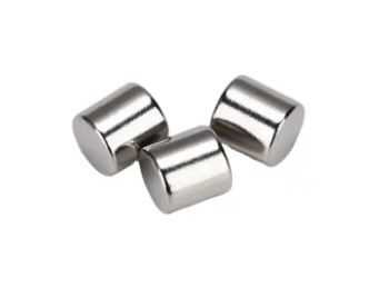 Powerful Diametric Cylinder Magnets N52 Silver Coating Sample Available