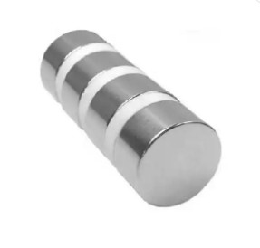 Rare Earth Neodymium Cylinder Magnets N52 Thickness Magnetized