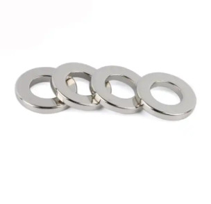 OEM Ring NdFeB Magnets NiCuNi Coating N52 Strong Rare Earth Magnet