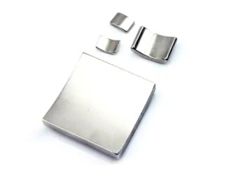 Ndfeb N52 Rare Earth Arc Magnets , Motor Permanent Magnet OEM