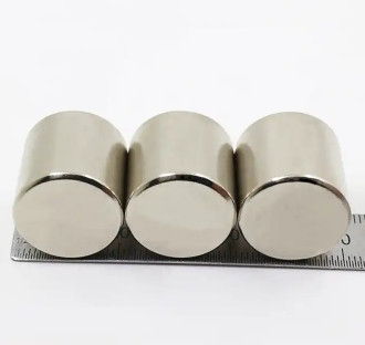 Round Neodymium Cylinder Magnets Rare Earth Ndfeb Magnet NiCuNi Coating