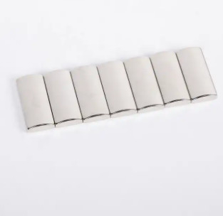 Rare Earth Arc Motor Magnet NiCuNi Coating Neodymium Arc Magnet