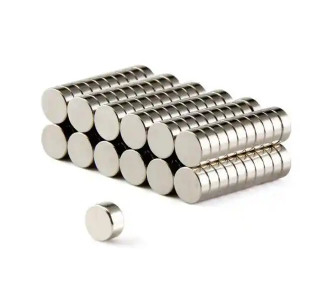 Round Neodymium Cylinder Magnets Rare Earth Ndfeb Magnet NiCuNi Coating