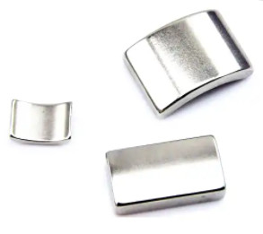 High Temp Neodymium Magnets , NdFeB Curved Motor Magnet Free Sample Available