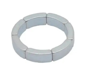 N42H High Strength Generator Neodymium Magnet Curved Shaped High Energy Density