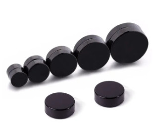 Black NdFeB Disc Magnet Size Customized Epoxy Coated Neodymium Magnets