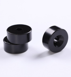 Black Epoxy Coating Ring NdFeB Magnets Customized Super Strong Magnetic Ring