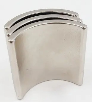 Super Strong Neodymium Motor Magnet Zn Coating ISO14001 Certified