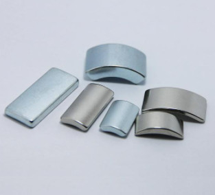 Zn Coating Arc NdFeB Magnets N35-N52  ISO14001 Custom Shaped Magnets
