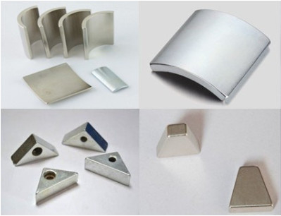 High Power Generator Neodymium Magnet Ni Cu Ni Coating Arc NdFeB Magnet